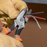 Alicates laterales aislados de 1000 V, diseño de alto apalancamiento, cuchillos endurecidos por inducción, 9 pulgadas Klein Tools -