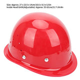 ▶ Casco de Protección Industrial, Casco Ajustable, Gorro de Protección para la Cabeza para Obras de Ingeniería Energética, Anticolisión Y Anticolisión, Rojo