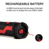 🔦 Linterna recargable NEIKO Cordless COB LED and UV Work Light | Max 1000 Lumens | 8 Hour Run Time | Rechargeable 4000 mAh Li-Ion Battery | USB Charging | 5 Modes: 1000, 800, 600, 400, 200 Lumens | Magnetic Hooks