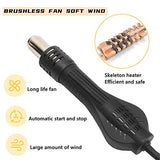 ▶  Estación de soldadura digital para pistola de aire caliente con 3 boquillas