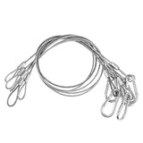 ibasenice 5 Piezas Luces Cables de Seguridad de Acero Inoxidable Cuerda de Seguridad para DJ Iluminación Par Luz Cabeza Móvil Cables de Iluminación