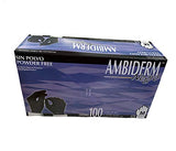 ▶ GUANTES DE LATEX AMIDERM TALLA MEDIANA (NEGRO)