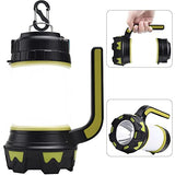 🔦 Linterna recargable ANNA TOSANI Linterna de Cámping Antorcha Lámpara 4 Modos de Luces de Trabajo Farol de Cámping Resistente al Agua con Cable USB para Senderismo Pesca Emergencia y Más