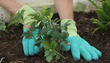 ▶ Guantes Jardinería para mujer con revestimiento de látex de nailon y microespuma, agarre texturizado, paquete de 3 pares