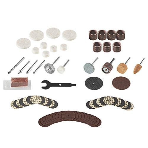 ▶ DREMEL - Kit de accesorios de 75 piezas en estuche de lata