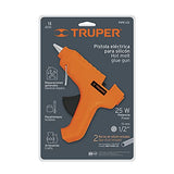 Truper PIPE-1/2 Pistola eléctrica para silicon, 25W, 1/2" + REP-PIPE-5/16, Barras de silicón de repuesto para PIPE-5/16, 12 pzas