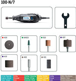 ▶ DREMEL - Kit de herramientas rotativas de una sola velocidad con 7 accesorios