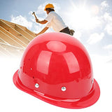 ▶ Casco de Protección Industrial, Casco Ajustable, Gorro de Protección para la Cabeza para Obras de Ingeniería Energética, Anticolisión Y Anticolisión, Rojo