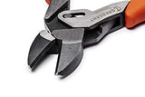 ▶ CRESCENT Alicates de corte de doble material de acción compuesta diagonal de 8 pulgadas,, rojo