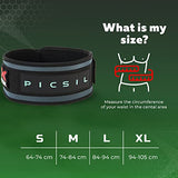 ▶ Cinturón de protección Lumbar para Levantamiento de Pesas, Soporte Lumbar, Ideal para Sentadillas, Peso Muerto, Zancadas, Cinturón Personalizable con Espacio para Parches, 3 Colores, 4 Tallas (M, Verde)