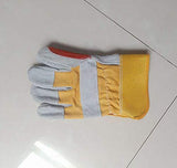 ▶ Guantes Soldador , Guantes Gruesos prácticos, Guantes Resistentes al Desgaste Resistentes al Corte, Soldador Guantes de Trabajo de construcción