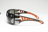 ToolFreak Rip Out Lentes de seguridad con acolchado de espuma, gafas de protección con una mejor visión, protección contra los impactos y los rayos UV, estuche rígido y tela, lentes tintadas