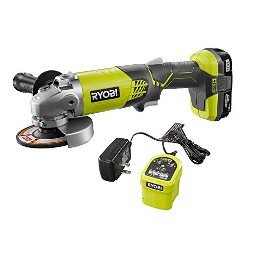 Amoladora angular Juego de herramientas RYOBI 18 ONE+ 18 V inalámbrico 4-1/2 pulgadas Kit de