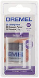 ▶ DREMEL - Disco de Lija Grano 220 Mediano, 36 Piezas
