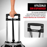 ▶ Redlemon Diablito Plegable de Aluminio con Capacidad para 100 kg de Carga, Llantas y Base Plegables, Mango Ergonómico y Ajustable hasta 97 cm de Altura, Resistente y Ligero, Fácil de Guardar