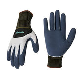 ▶ Guantes de jardinería  para mujer, guantes de trabajo impermeables con revestimiento de nitrilo para flores, plantas de jardinería, excavación de verduras, plantación, deshierba, siembra y trasplante