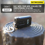 NITECORE TINI 2 (TINI2) - Linterna recargable EDC de 500 lúmenes con etiqueta NITECORE