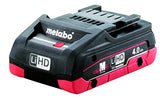 ▶ METABO Taladro inalámbrico  de  impacto hexagonal sin escobillas de 18 V 1/4 pulgadas, 2 unidades de 4,0 Ah Lihd (602396520 18 LTX 200 BL 4.0), controladores de impacto y llaves de impacto