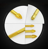 ▶ Juego de Brocas para Vidrio y Azulejos 3-12mm 7PCS, Carburo de Tungsteno Recubierto Titanio Herramienta Perforación Cerámica hormigón Mango Hexagonal para Vidrio Azulejos Cerámica y Espejos