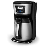 ▶ BLACK+DECKER  12-Cup Thermal Coffeemaker, Black/Silver