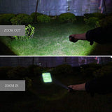 🔦 Linterna recargable SEEDARY Linterna LED Militar Visión Nocturna, Herramienta Práctica Portátil 1600 Lúmenes Lampara LED, Linterna para Bicicleta y Linterna Táctica