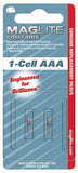 ▶ MAGLITE  Lámparas de repuesto para linterna Solitaire de 1 celda AAA, paquete de 2