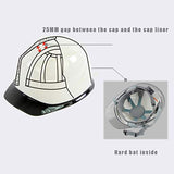 ▶ Casco seguridad  de Moda de Dos Colores Anti-UV Transparente Aleros Flotantes Diseño Forro Acolchado de 6 Puntos Banda para El Sudor Extraíble Obra de Construcción, Carretera, Minería