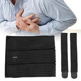 ▶ Cinturón de protección Lumbar , Corsé de Pecho, Protector de Pecho, Cinturón de Soporte Lumbar, Cinturón de Fractura de Costilla Ajustable para Hombres Y Mujeres