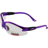 ▶ Global Vision Cougar Lab & Gafas de seguridad Lente transparente (morado)
