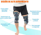 Rodilleras Deportivas，Manga de compresión para dolor de rodilla con almohadillas de gel de rótula y correas，Rodillera con estabilizadores laterales, Proporciona apoyo y protección a la articulación de la rodilla, Para Recuperación de Lesiones, Aliviar A