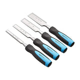 AmazonBasics Juego de 4 cinceles para madera, 1/2 pulgada a 1.25 pulgadas