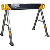 ▶ TOUGHBUILT - Caballete plegable/Mesa para el lugar de trabajo - Robusto, duradero, ligero, resistente, 100% acero de alta calidad, 41.5 pulgadas, asa para fácil transporte - (TB-C550)