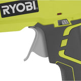 ▶ ROYBI Pistola de pegamento P305 con cargador y batería de iones de litio P163 18-Volt ONE+ 2.0 Ah batería y cargador