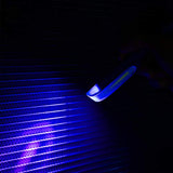 ▶ NEIKO Luz de trabajo de bolsillo | 2 en 1 LED y mini luz de trabajo UV | 200 lúmenes | Base de montaje magnético manos libres | Clip de bolsillo | Pilas AAA incluidas | Detector de manchas de luz negra para mascotas