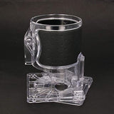 Recortadora de carpintería, base de plástico transparente, herramienta de protección, accesorio base (modelo 2 (mejorado)