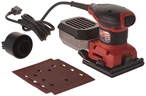 Lijadora Orbital 1/4 Hoja 3 Amp 14000 Opm con Bolsa Recolectora de Polvo Milwaukee M4 6033-21 Milwaukee M4 6033-21