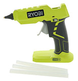 ▶ RYOBI  Pistola de pegamento caliente inalámbrica Ryobi P305 One + 18V de iones de litio con 3 barras de pegamento multiusos (batería no incluida / herramienta eléctrica solamente)
