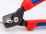 ▶ KNIPEX  Tijeras de cable de corte escalonado, agarre cómodo de 6.25 pulgadas KNIPEX Tools