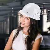 ▶ Casco de construcción Casco de seguridad - Ventilador de verano Casco de protección laboral de electricistas para construcción de líderes de ingeniería de construcción y construcción Mejor protegerte