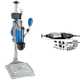 ▶ DREMEL Dremel- Estación de Trabajo para Herramientas Rotativas, 220-01 + Dremel 4000 Mototool Con 6 Aditamentos y 50 Accesorios + Maletín