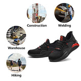 ▶ KEXUEJIA Botas de Trabajo Hombre Zapatos de Seguridad Hombre Botas Industriales Hhombre Mujer Casquillo