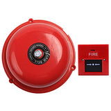 100dB High-Decibel Fire Alarm Bell tipos de huelga interna de acero inoxidable de 6 pulgadas Campana eléctrica utilizada para alarma de incendio evacuación de emergencia escuela estación