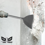 ▶ BOSCH Broca de cincel SDS Plus de 6 pulgadas de ancho (grado industrial, 6 x 14 pulgadas), herramienta de extracción de lechada de azulejos, compatible con todos los martillos giratorios de impacto SDS Plus
