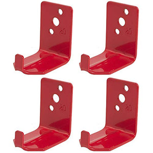 4 - Extintor gancho de pared universal, Mount, Bracket, colgador para 15 a 20 Lb. extintor - libre tornillos y arandelas incluidos