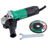 ▶ METABO Esmeriladoras  Amoladora angular, 4-1/2 pulgadas, motor de 5.1 amperios, diámetro de agarre pequeño, 4 libras (G12SS2)