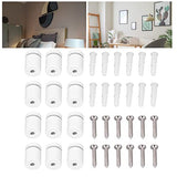 🔩 Orenic 12 Piezas Clavo Separador De Vidrio Publicitario, Tornillos Para Soportes De Letreros De Pared De Acero Inoxidable De 19x25 Mm, Juego De Tornillos Para Clavos Publicitarios De Acero Inoxidable