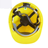 ▶ Casco de Seguridad con Ranuras En V ABS Protección Anti-Rotura Cascos de Protección Construcción Anticaída Obra de Construcción Construcción de Carreteras Túnel Mina