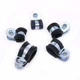 💢 Hilitchi - Juego de pinzas aisladas de acero galvanizado, 47 unidades, 1/4~5/8 pulgadas (6,5 mm – 16 mm)