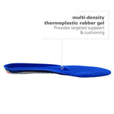 Spenco Gel Comfort - Plantilla para zapatos con amortiguación y soporte, para hombre 12-13.5 azul