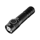 Combo: NITECORE E4K Next Generat Linterna – 4400 lúmenes con llavero Tiki Mini LE – 300 lúmenes